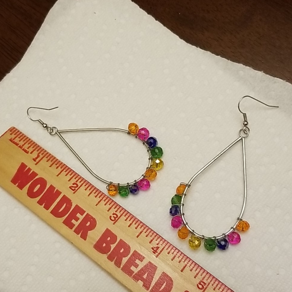 Must Bundle ❤ Rainbow Crystal Earrings - Picture 5 of 5